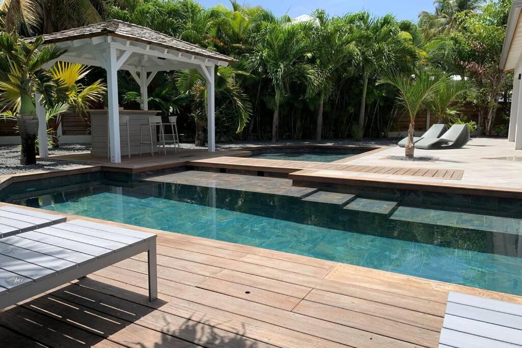 Villa Manzana : Neuve 4Ch 4Sdb 2 Piscines - Luxe Saint-Francois  Exteriér fotografie