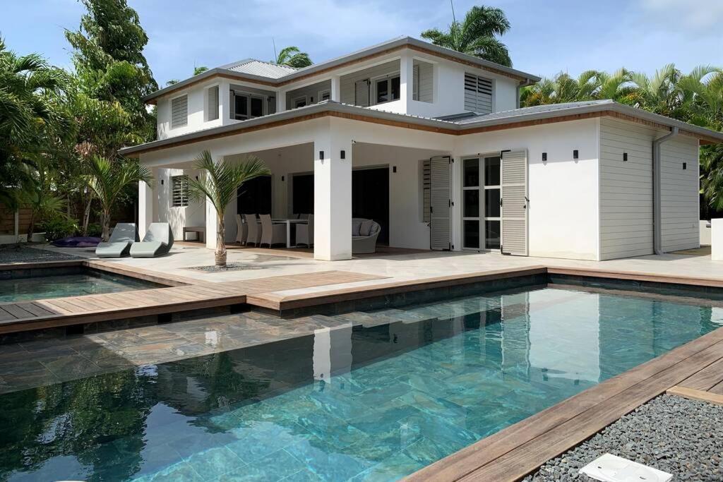 Villa Manzana : Neuve 4Ch 4Sdb 2 Piscines - Luxe Saint-Francois  Exteriér fotografie