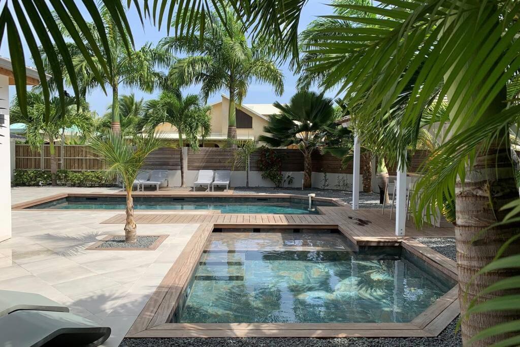 Villa Manzana : Neuve 4Ch 4Sdb 2 Piscines - Luxe Saint-Francois  Exteriér fotografie