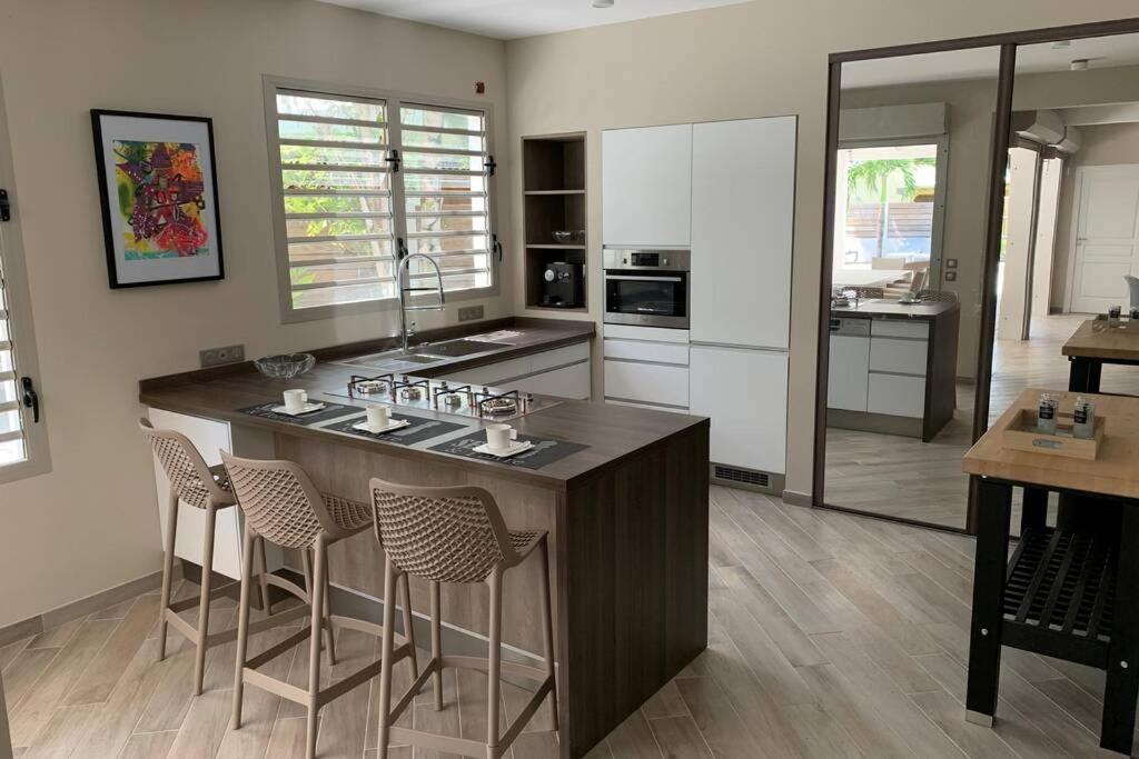 Villa Manzana : Neuve 4Ch 4Sdb 2 Piscines - Luxe Saint-Francois  Exteriér fotografie