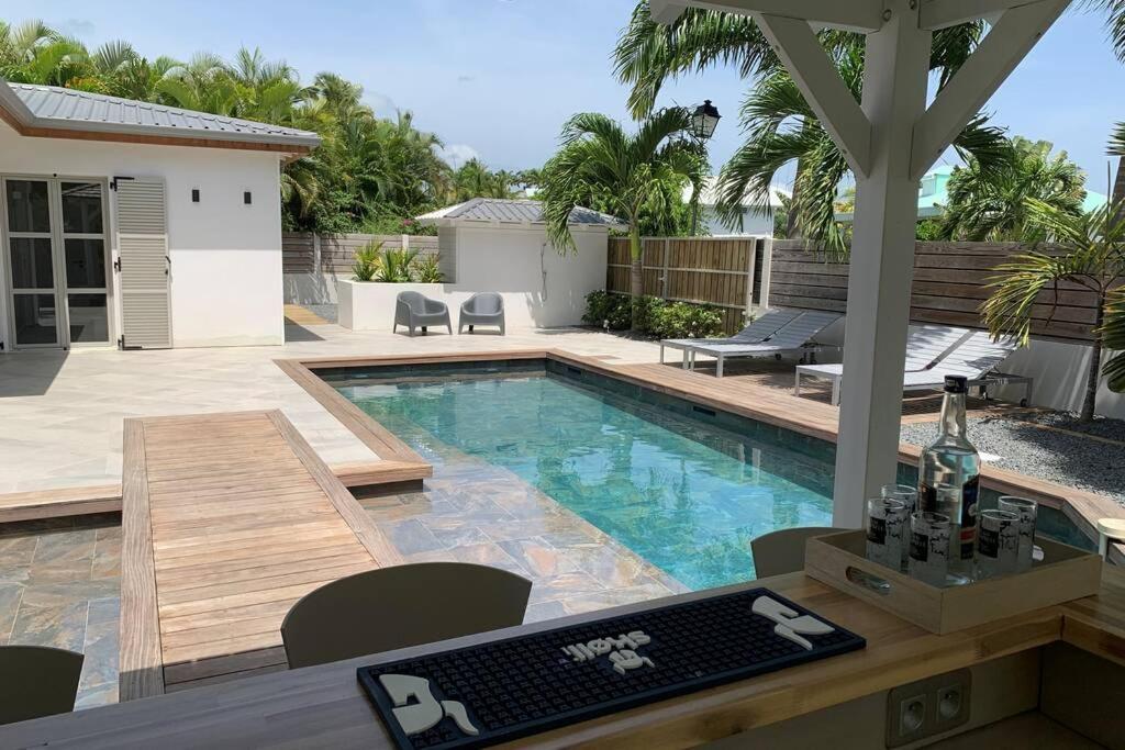 Villa Manzana : Neuve 4Ch 4Sdb 2 Piscines - Luxe Saint-Francois  Exteriér fotografie