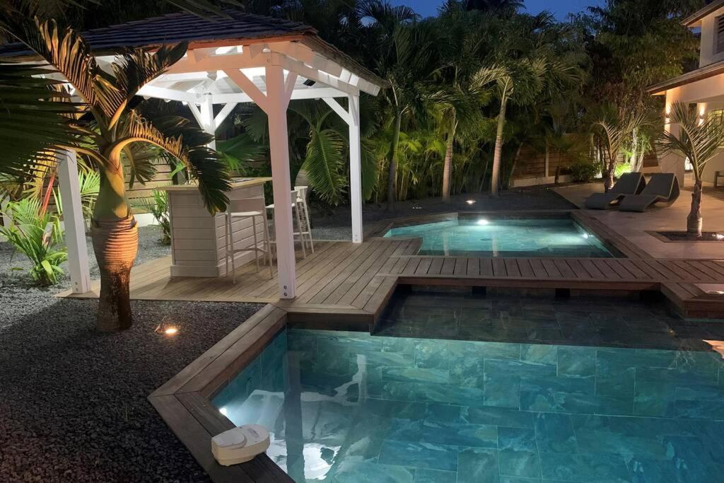 Villa Manzana : Neuve 4Ch 4Sdb 2 Piscines - Luxe Saint-Francois  Exteriér fotografie