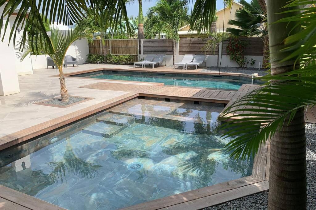 Villa Manzana : Neuve 4Ch 4Sdb 2 Piscines - Luxe Saint-Francois  Exteriér fotografie