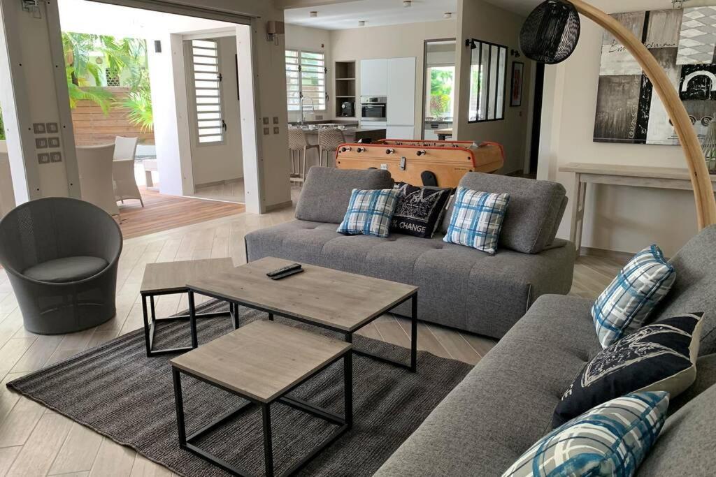 Villa Manzana : Neuve 4Ch 4Sdb 2 Piscines - Luxe Saint-Francois  Exteriér fotografie